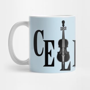 Cello In Cello Orchestra Musical Instrument Mug